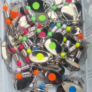 1/4 oz #3 silver trout spinner